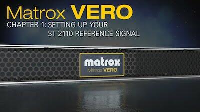 Setting up ST 2110 Reference Signal Thumbnail